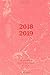 2018 2019 15 Months Daily Planner: Small Mini Calendar To Fit Purse & Pocket; Pink Marble Front Cove by 