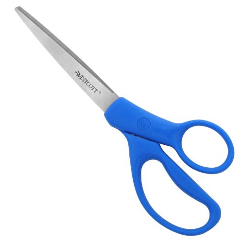 Westcott All Purpose Preferred Stainless Steel Scissors, 8-Inch, Blue