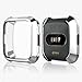 8 Pack Case for Fitbit Versa with Screen Protector, Haojavo Soft TPU Full Protective Cover Ultra-Thin Scratch Resistant Slim Fit Plated Bumper for Fitbit Versa Accessories