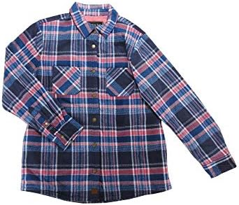 Modern Canvas Womens L/S Snap Button 