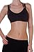 Humble Chic Criss Cross Padded Sports Bra - Light Support Seamless Wireless Strappy Bralette, Black One Size