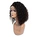 Sibaile Curly Lace Front Wig Human Hair 13x4 Curly Bob Wig Glueless Human Hair Wigs for Black Women With Baby Hair Natural Color 8inch