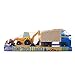 Melissa & Doug Classic Toy Wooden Dump Truck & Loader with Construction Pieces
