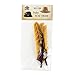 Zucker - Hat Feather Trims - Roaring 20s Flapper Style Feather Pick - Costume - Cosplay - Millinery - Floral Arrangements - Black/Fig/Marigold/Natural - Pheasant Hackle Feather