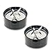 Two Pack of Ice Shaver Blades a Spare Replacement Part for Magic Bullet Blender, Mixer, Juicer, & Food Processor (Model MB1001)