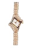 ShoppeWatch Ladies Crystal Bling Watch Rose Gold Tone Bracelet Petite White Dial Reloj De Dama SW9097RSWH