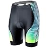 XGC Korte fietsbroek voor dames en wieleronderbroek, fietsbroek voor vrouwen, elastische 4D-spons zitkussen met een hoge…