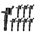 MAS Set of 8 Straight Boot Ignition Coils Pack Compatible with Ford F150 F250 Super Duty Explorer Expedition Lincoln Mercury 4.6L 5.4L 6.8L Replacement for DG511 C1541 FD508