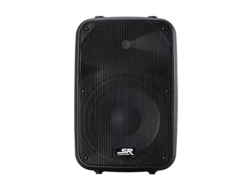 Monoprice 2 Way Active PA System - 10 Inch with 2 Channel Mixer (Each), APS 10, 200W - Stage Right Series