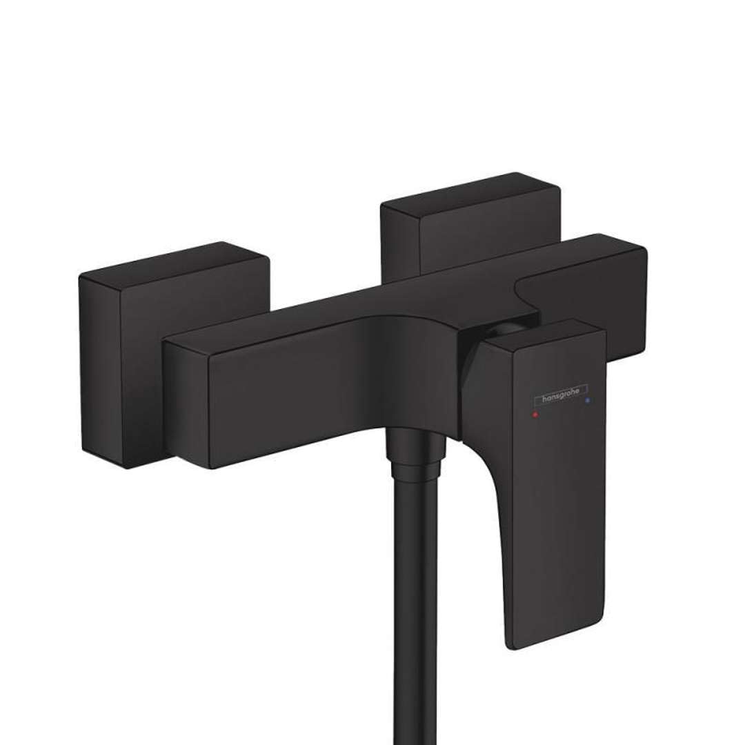 hansgrohe Metropol Surface-Mounted Single Lever Shower Mixer Tap Matt Black