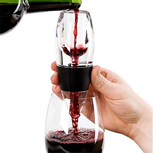 CJTMY Tragbarer aufblasbarer Filter Magic Belüfter Set Family Party Bar Essential Red Wine Equipment Bar Zubehör – Bild 6