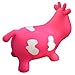 AppleRound Inflatable Ride-on Bouncy Animal Hopper – Horse, Cow or Unicorn – Kids Space Hopper Bouncer with Hand Pump – Jumping Toy for Indoor/Outdoor Play
