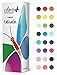 ColorIt Liquid Watercolor Ink Set of 24 Colors - Vibrant, Water-Based Dye Ink Colors, Non-Toxic, 1oz Watercolor Refills for ColorIt Watercolor Brush Pens