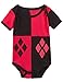 A&J Design Baby Girls' Harley Quinn Short Sleeve Onesie (6-9 Months)