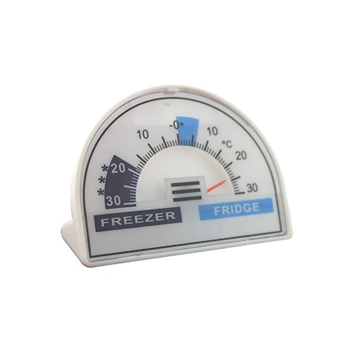 Buy Fridge Thermometer or Freezer Thermometer Dial With Temperature Zones Cooler