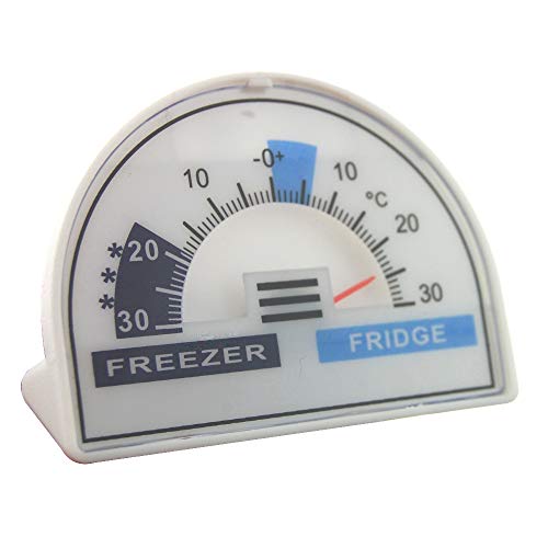 Buy Fridge Thermometer or Freezer Thermometer Dial With Temperature Zones Cooler