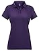 Regna X Plus Size Moisture Wicking Short Sleeve Polo t Shirt Women Purple 2XL