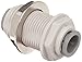 John Guest Acetal Copolymer Tube Fitting, Bulkhead Union, 3/8