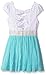 Youngland Girls' Crochet Lace to Pleated Chiffon Dress