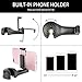 Car Hooks Car Seat Back Hooks with Phone Holder,3-in-1 Universal Vehicle Car Headrest Hooks Hanger with Lock and Phone Bracket for Holding Phones and Hanging Bag, Grocery