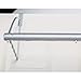 Richards Homewares Silver Epoxy Over The Door Close Valet with Hanging Bar