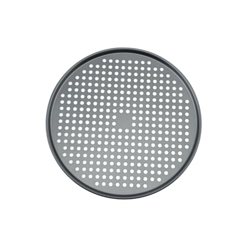 CATIEBYE 1pc Perforated Pizza Baking Tray Non Stick Baking Pan for Even Heat Distribution Easy Cleaning for Homemade Pizza Cakes Breads Housewarming