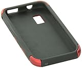 MyBat SAMI500HPCSK002NP Titanium Fishbone Case for Samsung Fascinate/Mesmerize i500 - 1 Pack - Retail Packaging - Red/Black