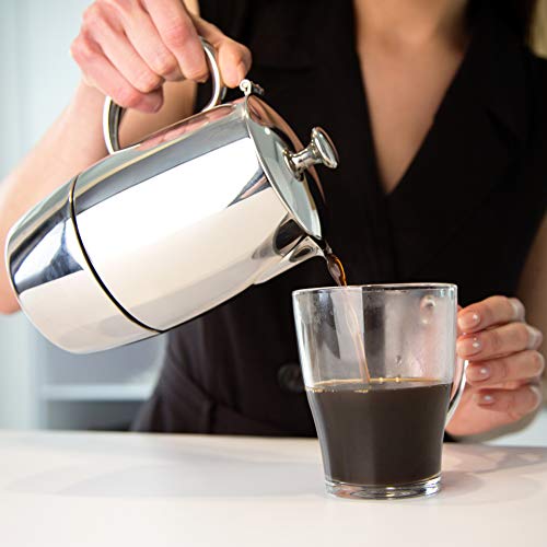 Stovetop Espresso Coffee Maker MultiStove Stainless Steel Induction