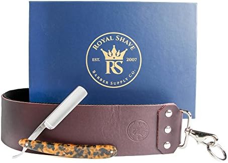 DOVO Full Hollow Straight Razor - 5/8 inch & 3" Strop Set