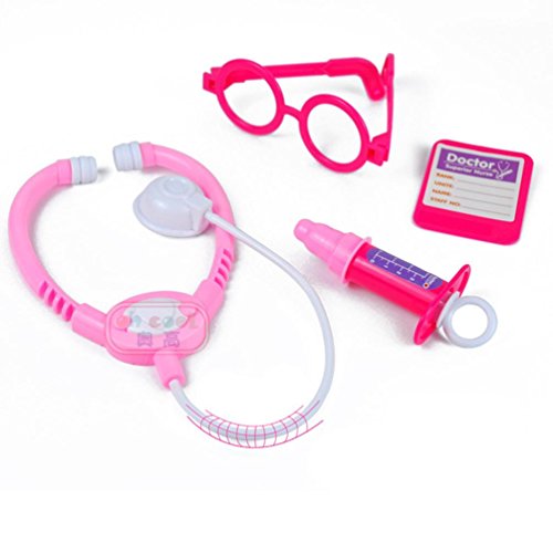 Yeefant Doctor Kit 19PCS Pretend Play Dentist Medical Kit with Electronic Stethoscope and Coat for Kids Holiday Gifts,School Classroom,Easter Stuffers and Doctor Roleplay Costume Dress-Up Medicine box