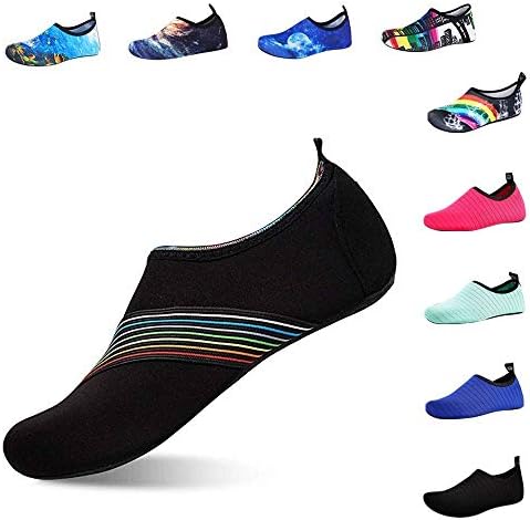 Moffo Mens Womens Barefoot Water Shoes Quick Dry Yoga Socks Swim Diving Yoga Surf Aqua Sports Pool Beach Walking