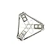 Beautyer Triangle Grill Rack Folding Grills Rack Barbecue Pot Stove Stand Portable Stainless Steel Pot Rack Cooking Utensil for Outdoor Hiking Backpackingthumb 3