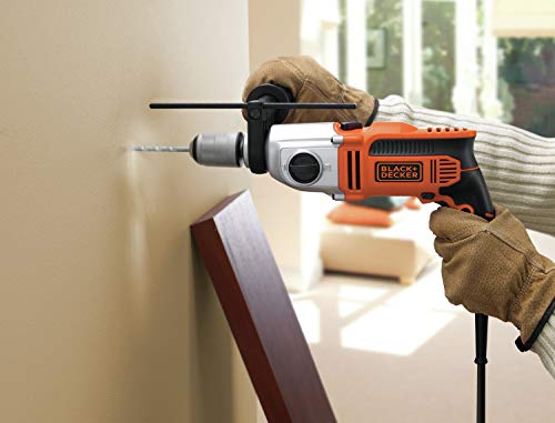 BLACKDECKER-KR1102K-QS-Taladro-percutor-1100W-230V-con-2-velocidades-mecnicas-y-maletn