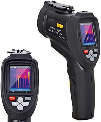 HFOOBSA Handheld Infrared Thermal Imager,2.2" TFT LCD Screen,320 * 240 Camera Infrared Thermometer,Temperature Range from -20~300°C, 9 Hz Refresh Rate