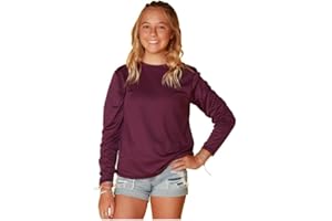 INGEAR Girls Long Sleeve Rash Guard Swim Shirt Outdoor Sports Shirt Lightweight Athletic Tee Protective