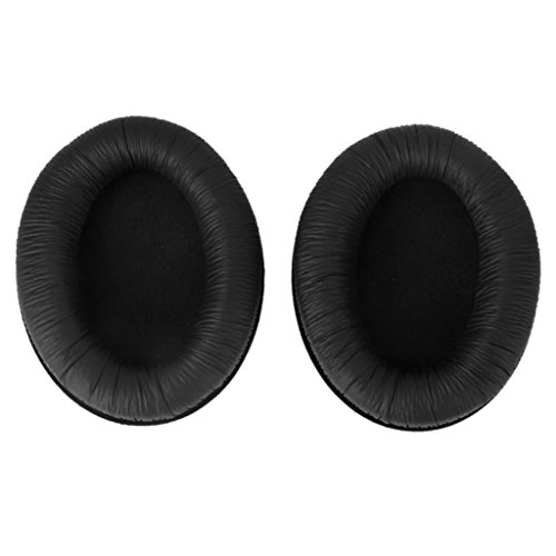 Black Replacement Ear Cushion Pads Mat for Sennheiser HD201 Earphone Headphones Headset