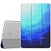 MoKo Case iPad Pro 9.7 - Slim Lightweight Smart-Shell Stand Cover Translucent Frosted Back Protector Apple iPad Pro 9.7 inch 2016 Release Tablet, Ocean (Auto Wake/Sleep)