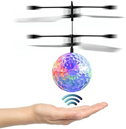 Motion-Sensitive Flying Colorful Flashing Music RC Drone Ball, Infrared Remote Control Wonderful Shinning With Music,Xander Magic Ball Toy