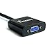 eBerry USB 3.0/2.0 Male to VGA Female Multi Monitor External Video Card Adapter for Windows 7/8 Multiple Monitors (Black)