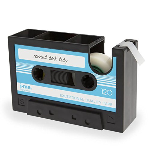 Cassette-Tape-Dispenser-Pen-Holder-Vase-Pencil-Pot-Stationery-Desk-Tidy-Container-Office-Stationery-Supplier-Gift-onepalace-blue