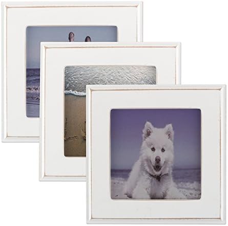 DII, Vintage Shiplap, Picture Frame, 4x4, White