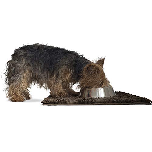 Furhaven 24" x 18" Highly Absorbent Dog Door Mat for Muddy Paws, 100% Washable,…