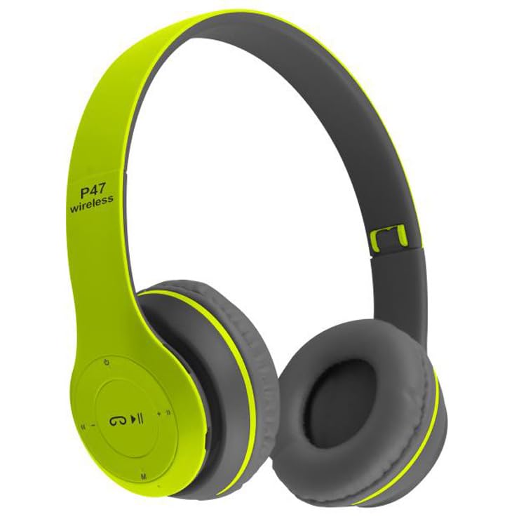 Photo 1 of YY KATTY Upgraded Hybrid Active Headphones with Transparent Modes Playtime Wireless Bluetooth with Mic Deep Bass Soft-Earpads Fast Charging-Green
