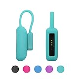 BeneStellar Fitbit Flex 2 Silicone Clip Holder, Silicone Clip Holder Built-in Smart Strong Magnetic Clasp Strap for Fitbit Flex 2,No Tracker (1-Pack Teal)