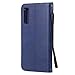 Samsung Galaxy A7 Wallet Case, A7 2018 Case, Premium Leather [Kickstand & Magnetic Closure] [Card Slot] Flip Cases Accessories for Samsung Galaxy A7 2018 SM-A750F A750F A750 - Deep Blue