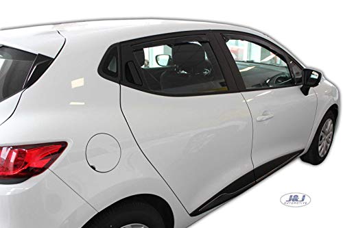 Winddeflectoren voor RENAULT Clio IV 5 deuren 2012 - 20204 stukken - Afbeelding 7