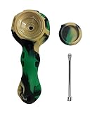 SWinner Travel Unbreakable Piece Silicone Honey Straw and Free Decor Bowl Inside (Camo Color)