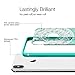SmartLegend iPhone Xs Max Case, Girls Women Slim Anti-Slip Clear Hybrid Hard PC + TPU Bumper Mandala Floral Shockproof Full-Body Protective Phone Cover for iPhone Xs Max 6.5 Inch- Mint