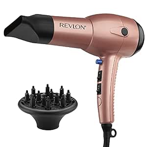 Amazon.com: Revlon Secador de pelo ligero y rápido | 1875 W impresionante  soplado fácil y cómodo : Belleza y Cuidado Personal
