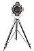 Vintage Modern Collectible Chrome Searchlight Home Black Screw Tripod Nautical Spotlights (Floor Lamp 72